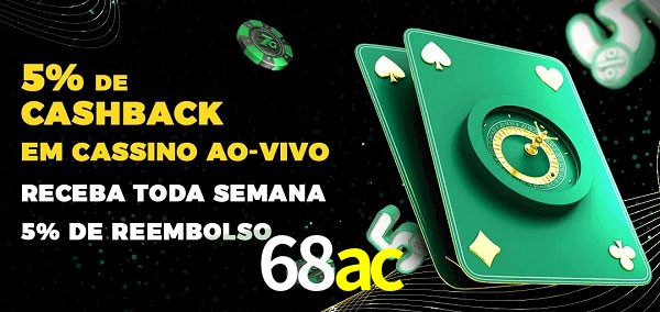 Promoções do cassino ao Vivo 68ac